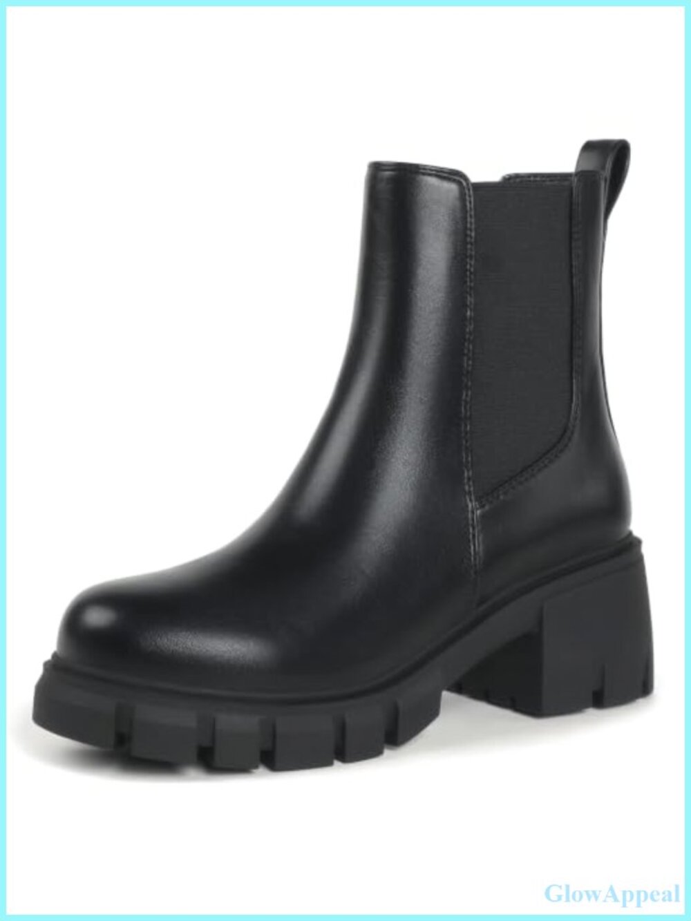 Chelsea Ankle Boots Chunky Platform Slip On Booties